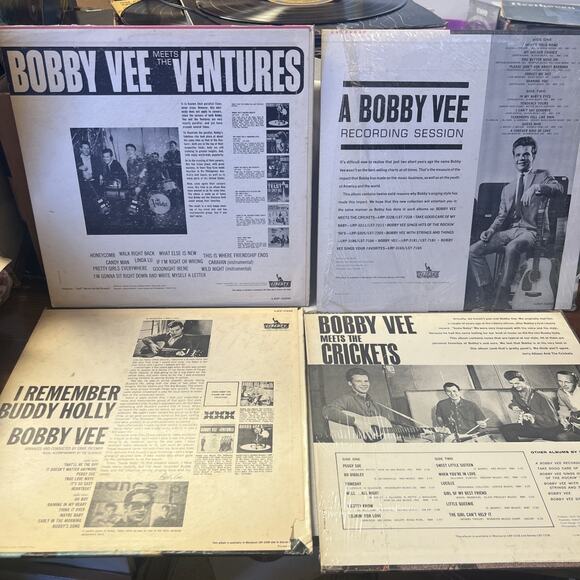 FOUR Bobby Vee Vinyl LPs VG+! Ultrasonic Clean! Crickets Ventures Buddy Holly - Picture 6 of 16